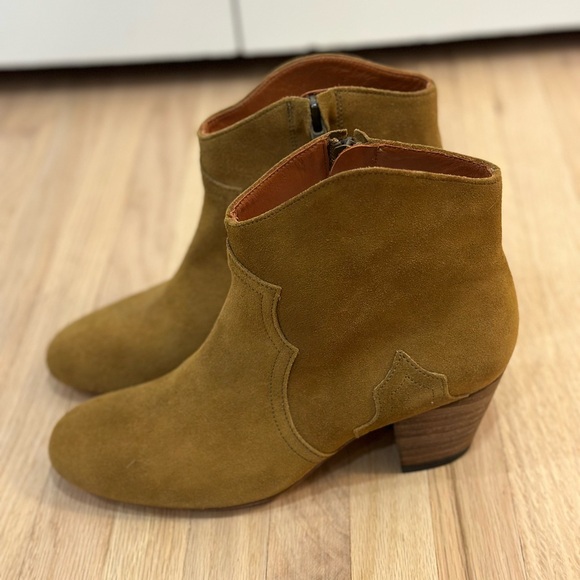 NEW Isabel Marant Suede Dicker Heeled Ankle Boot 36 - Picture 5 of 13